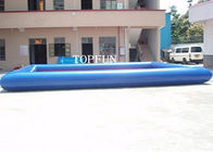 水ローラーを持つ子供のための単一の管 10 x 6 m 青く膨脹可能な水プール