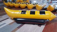 3つの座席0.9mmポリ塩化ビニールの防水シート材料が付いている膨脹可能な水バナナ ボート