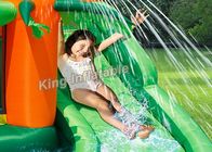 夏の子供のための熱帯演劇の中心のジャンプの城/膨脹可能な水スライド