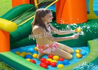 夏の子供のための熱帯演劇の中心のジャンプの城/膨脹可能な水スライド