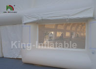 水の証拠ポリ塩化ビニール40 * 10m結婚披露宴のための白く巨大で膨脹可能な立方体のテント
