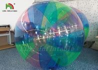 1.0 mmポリ塩化ビニールの縞の遊園地のための多彩な爆発水歩く球