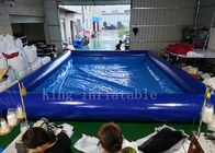 青い色耐火性膨脹可能な水泳水プール42平方メートルの