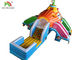 Outside Inflatable Water Slide With Water Pool For Children 14 Months Warranty