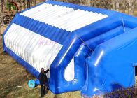 耐久ポリ塩化ビニールの屋外の巨大で膨脹可能なでき事のテントの白く/青色